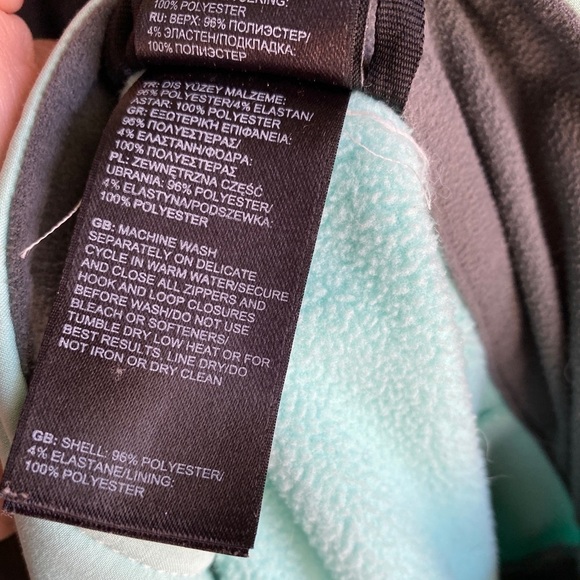North Face Bionic Mint Blue Jacket - Picture 11 of 11